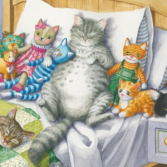 New sealed Ravensburger 500 pcs Large Format Puzzle-Cat Nap - Picture 3 of 12